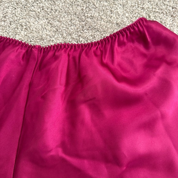 Vintage Erika Taylor Pink Silky Lounge Shorts Sleepwear Size Large‎ Fuschia - Picture 3 of 8